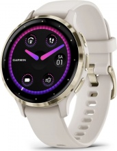 Garmin 010-02785-04 Venu 3S 1.2" AMOLED 41 mm 390x390 Pixel Wi-Fi GPS OroAvorio