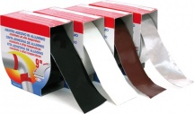 Geko 23096 - 23097 Nastro Adesivo alluminio Alte Temperature 40 mm x 9 metri Nero 23091