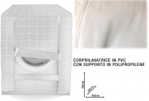 Gemitex S089588 Coprilavatrice con Cerniera Bianco cm 60x60x80h