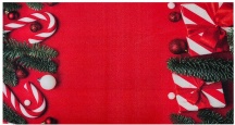 General Trade 899704 Tappeto Natalizio in Rotolo in Poliestere 2000x100h cm