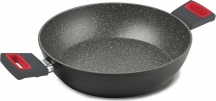 Ghidini Cipriano 2257 Tegame a Induzione Antiaderente in Alluminio 2 Manici cm 28