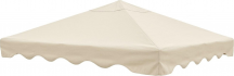 Giardini del Re TOP COPERTURA MAXIMA Copertura Gazebo 3x4 Telo Top di ricambio in poliestere Ecr�