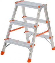 Gierre BA210 Scaletta Pieghevole in Acciaio 2 gradini Sgabello  Stylo