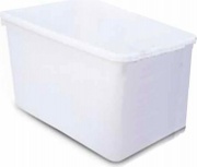 Giganplast 250P1 Bacinella rettangolare 60 Lt 62x42x30 h Bianco