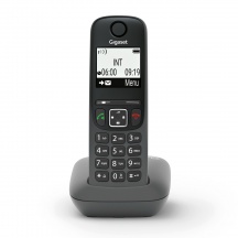 Gigaset AS490 Telefono Telefono AnalogicoDect Identificatore di Chiamata Nero