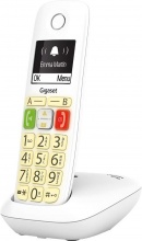 Gigaset E290 Telefono Cordless Vivavoce Dect Gap Senior Bianco 0766574-B