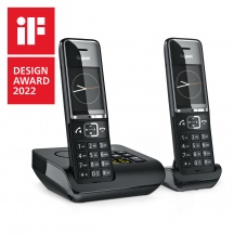 Gigaset L36852-H3021-K104 Comfort 550A Duo Telefono AnalogicoDect Nero