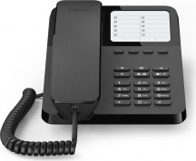 Gigaset S30054-H6538-R101 Telefono Fisso Cornetta cablata rubrica 10 voci Nero