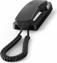 Gigaset S30054-H6539-R101 Telefono Fisso Cornetta cablata rubrica 10 voci Nero