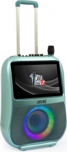 Giochi Preziosi CTC10100 Karaoke Pro Portatile Wireless Microfono Verde Canta Tu