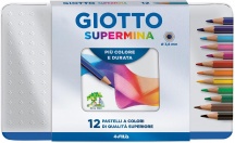 Giotto 236700 Confezione 12 Pastelli Supermina