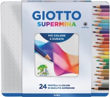 Giotto 236800 Confezione 24 Pastelli Supermina