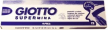 Giotto 239026 Confezione 12 Pastelli Supermina Blu Avio