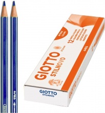 Giotto 256125 Confezione 12 Pastello Stil.Acquarell Blu