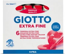Giotto 352008 Colore a Tempera 12 ml Tubo Rosso