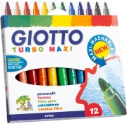 Giotto 456018 Confezione 12 Giotto Turbomaxi Verde Chiaro