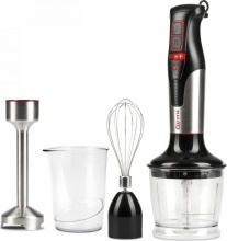 Girmi MX3900 Frullatore ad Immersione Minipimer 800 Watt + Accessori Nero e Inox