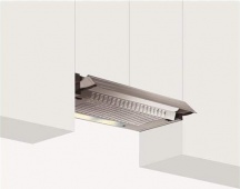 Glem Gas GHE901SI Cappa Cucina 90 Filtrante Incasso Sottopensile Acciaio Inox