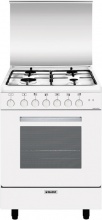 Glem Gas A654MX6 Cucina a Gas 4 Fuochi Forno Elettrico Ventilato Grill 60x50 cm