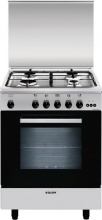 Glem Gas A654VI Cucina a Gas 4 Fuochi Forno a Gas Ventilato Grill 60x50 cm