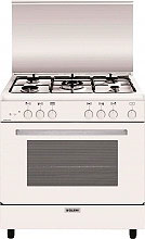 Glem Gas A855GX Cucina a Gas 5 Fuochi Forno a Gas Grill 80x50 cm Bianco