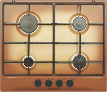 Glem Gas GT64TF Piano Cottura 4 Fuochi a Gas 60 cm Incasso Terra di Francia