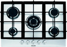 Glem Gas GT755HIX Piano cottura da incasso a gas 5 Fuochi Larghezza 70 cm