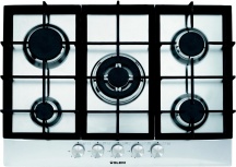Glem Gas GT755HIX Piano cottura da incasso a gas 5 Fuochi Larghezza 70 cm