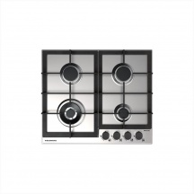 Glem Gas GTP64THIX Piano Cottura 4 Fuochi a Gas 59 cm Acciaio Inox  Professional