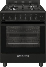 Glem Gas SE SA66TBK Cucina a Gas 4 Fuochi Forno Elettrico Ventilato 60x60cm Nero