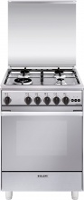 Glem Gas U664VI Cucina a Gas 4 Fuochi Forno a Gas Ventilato Grill 60x60 cm
