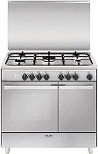 Glem Gas UR965MI Cucina a Gas 5 Fuochi Forno Elettrico Ventilato 90x60 cm