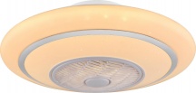 Globo 3618 Ventilatore da Soffitto Luce Pale interne 60 cm Lampadario Bianco Rosario