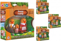Globo 37890 Wtoy Famiglia Animali Floccati Vestiti Peluche per Bambini da 3+ Assortito