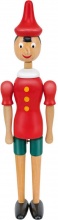 Globo 41698 Sir Wood Burattino Pinocchio Legno Action Figure per Bambini da 3+ Anni