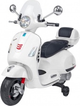 Globo 42912 Moto Elettrica per Bambini 3+ Anni 12V Bianco Vespa Gts Espidko