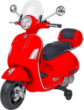 Globo 42913 Moto Elettrica per Bambini 3+ Anni 12V Rosso Vespa Gts Espidko