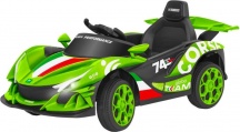 Globo 42929 Macchina Elettrica Bambini 3+ Anni Sportiva 12V Verde Espidko