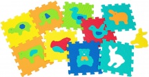 Globo 5095 Vitamina G Tappeto Puzzle Animali 9 Pezzi Prima Infanzia 0+ Anni