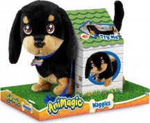 Goliath 919091 006 Animagic Waggles The Sausage Peluche per Bambini da 2+ Anni