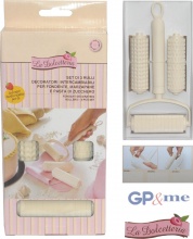 Gp & Me 5194 Rulli Decoratori per Fondente Set 3 Rulli