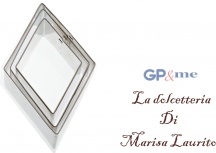 Gp & Me GP5100 Stampo per Dolci Rombo in Metallo 3 pz La Dolcetteria di Marisa Laurito