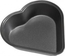Gp & Me 5076 Stampo per Dolci Antiaderente a Cuore Alluminio 2 pz 10cm La Dolcetteria
