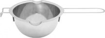 Gp & Me 5245 Bollitore per Cottura Bagnomaria con Pratica Base Piatta Acciaio Inox