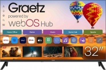 Graetz GR32L1470 Smart TV 32" HD Ready LED WebOS HDR10+ Classe E Nero