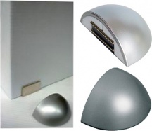 Gs Plast AP123000018 Fermaporte Magnetico con BiAdesiva Ap123 Marrone Pezzi 10