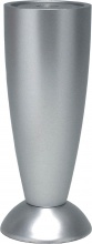 Gs Plast B0229 52 Piedino In ARegolabile cm 12 Cromo Pezzi 5