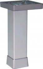 Gs Plast P0702Z Piedino Alluminio Argento cm 15 P0702 Z Pezzi 12