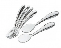 Guzzini 21730000 Set 6 cucchiaini caff� Trasparenti  Gocce