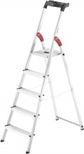 HAILO 8160-501 Scala alluminio 5 gradini Domestica h 280 cm  L60